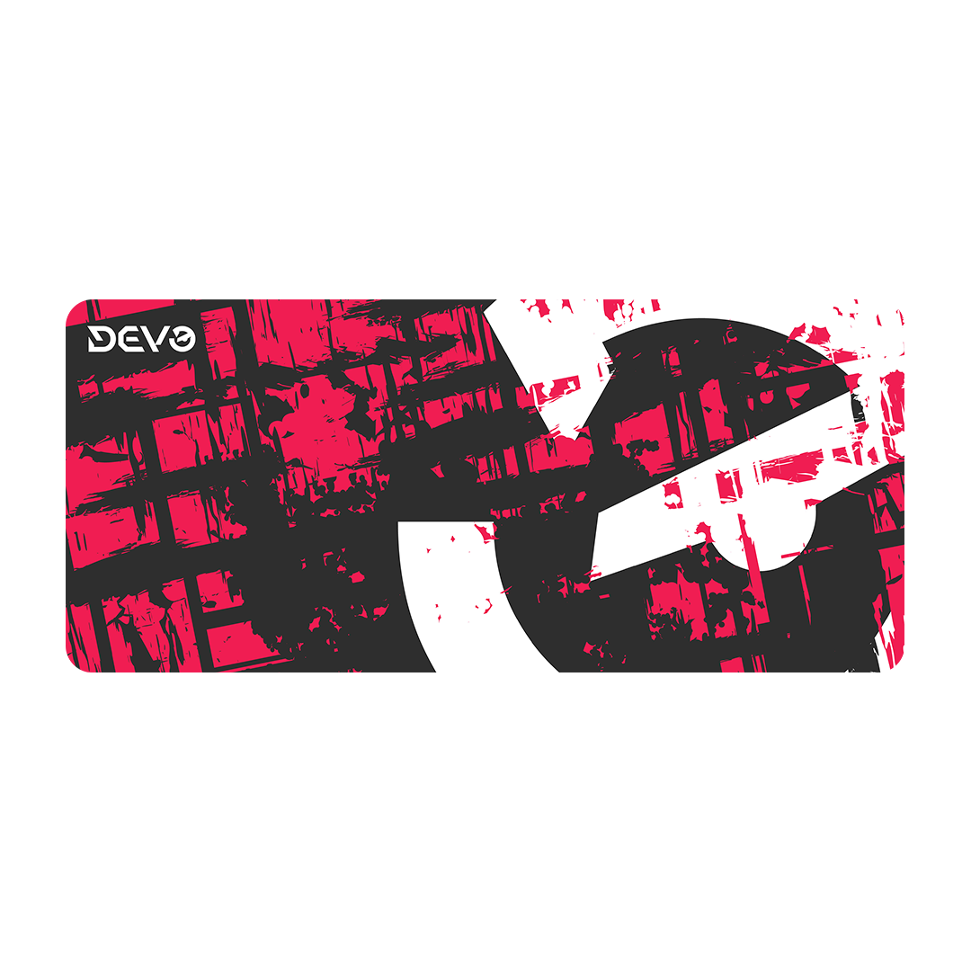 Devo Gaming Mouse Pad - Crimson Rage - 900